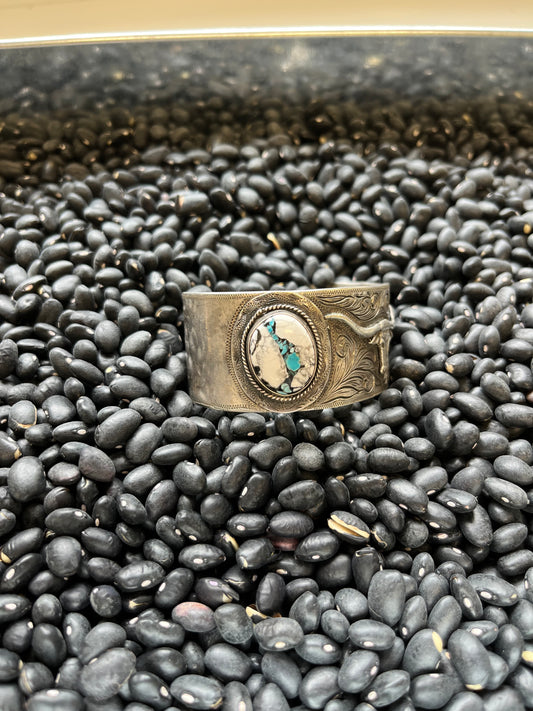 Rio Azul Longhorn Sterling Cuff