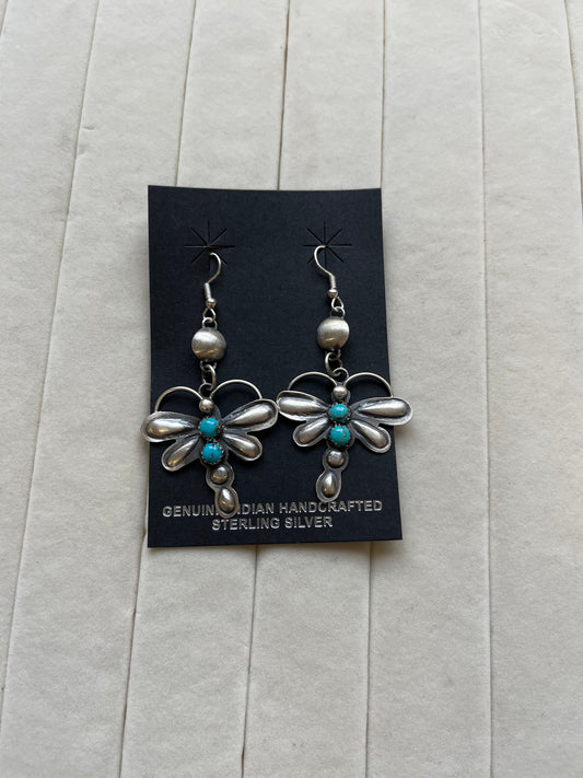 Desert Dragonfly Dangle Earrings