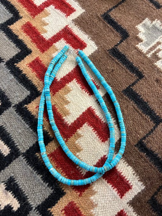 Heishi Bead Necklace 16 inch