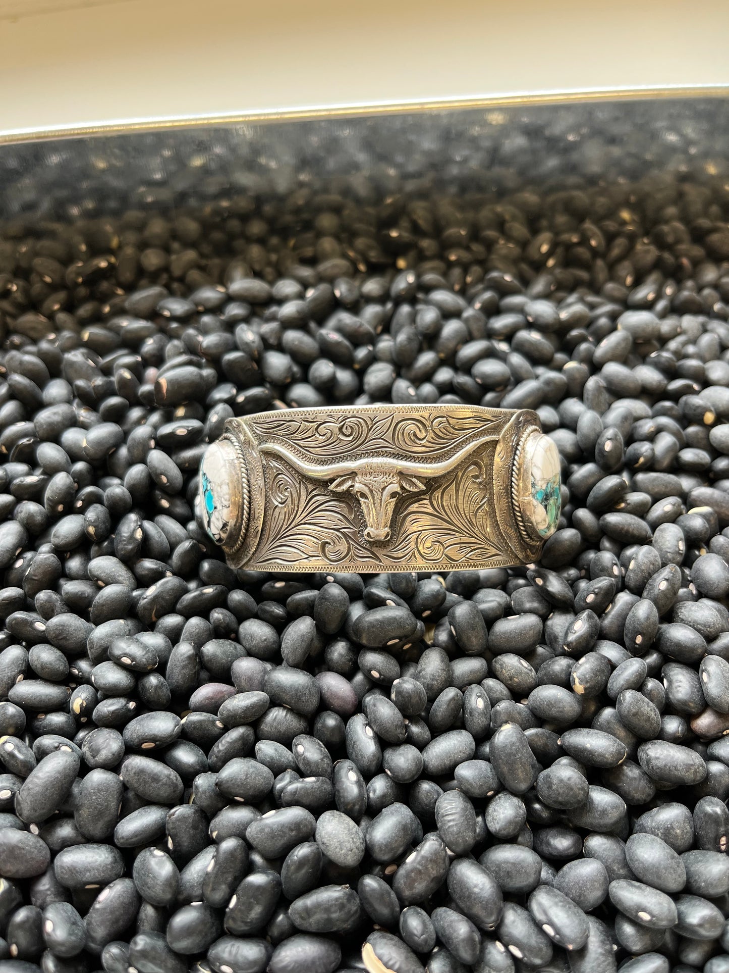 Rio Azul Longhorn Sterling Cuff