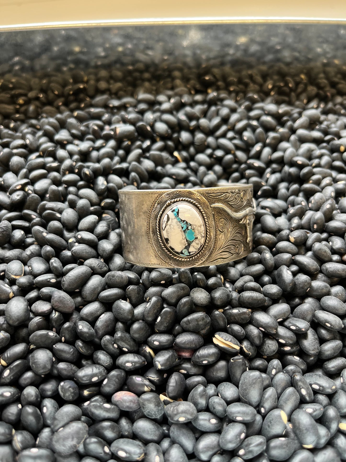 Rio Azul Longhorn Sterling Cuff