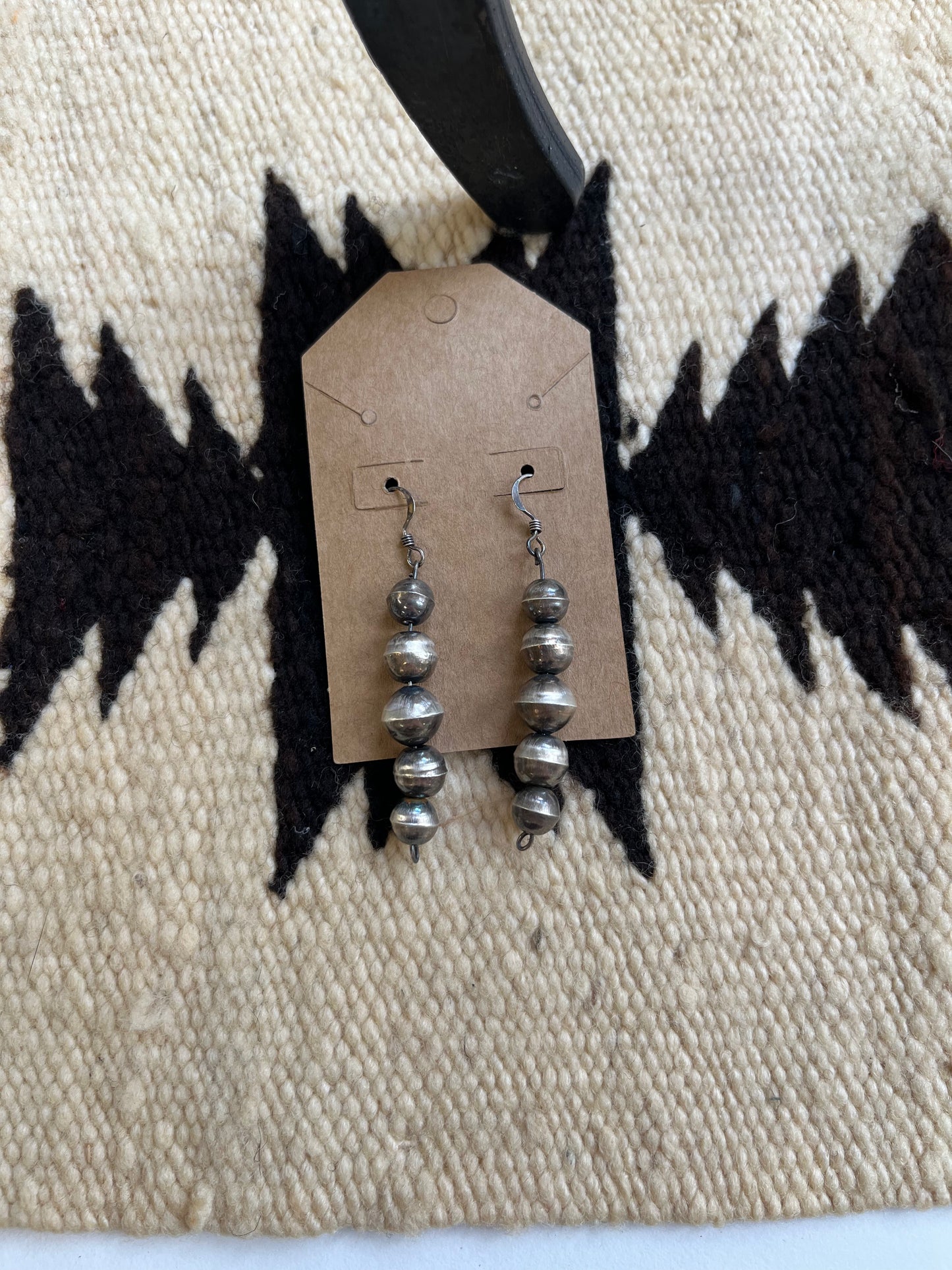Silver Dune Drop Earrings