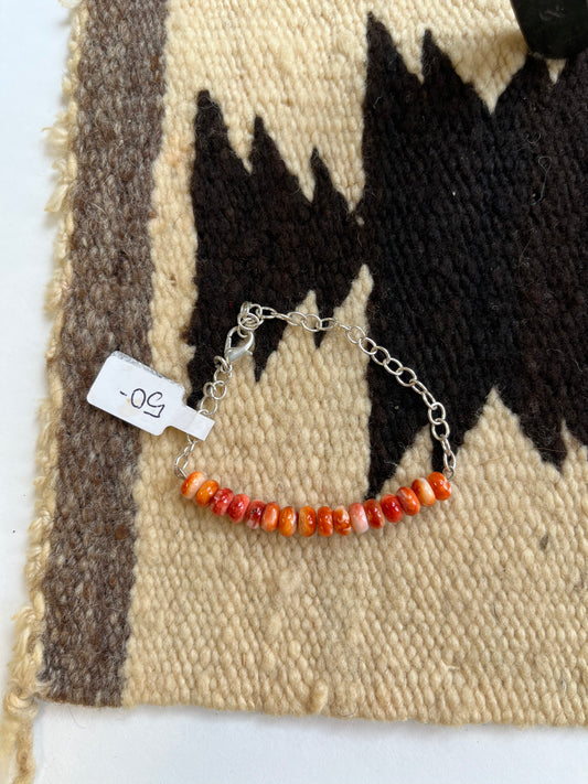 Spiny Oyster beaded bracelet